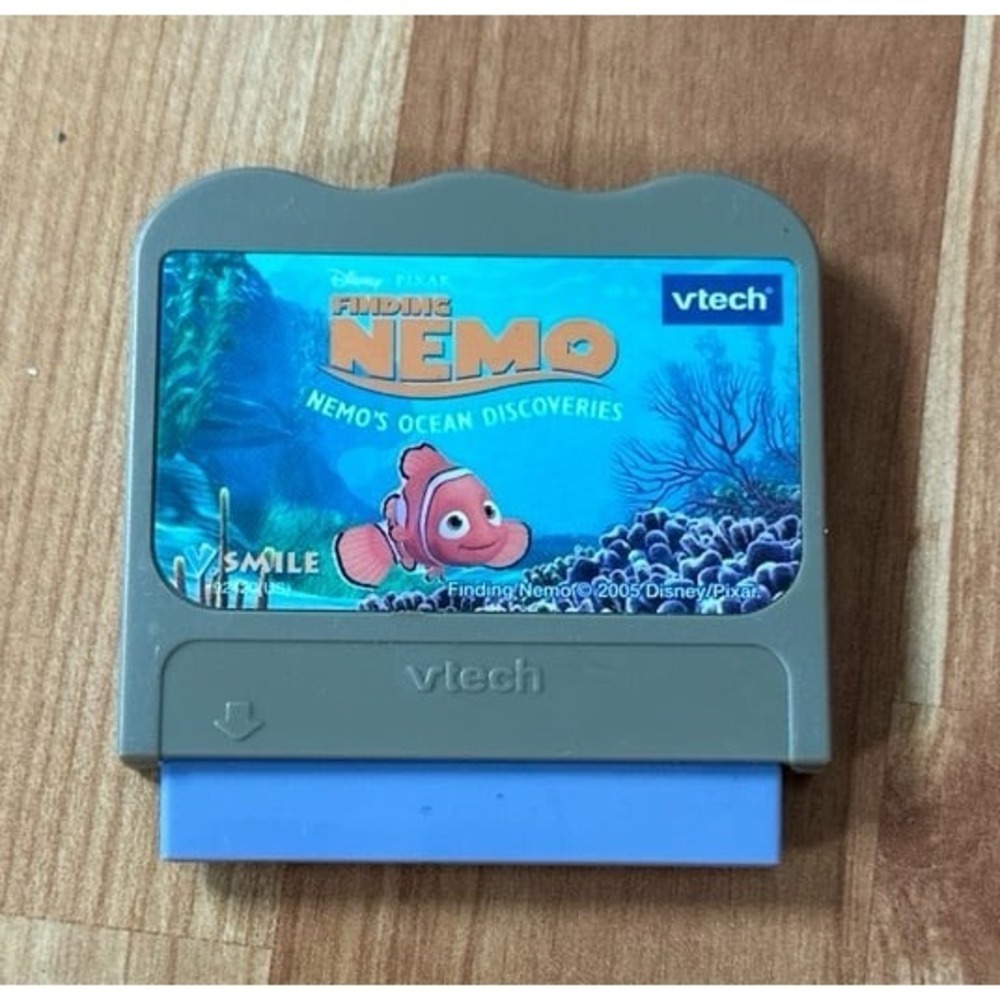 Vtech Vsmile Disney Finding Nemo Learning Video Game Cartridge‎ Shapes Colors